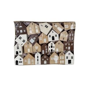 Target Bullseyes Playground Wooden Countdown‎ Blocks House Advent Christmas 2021